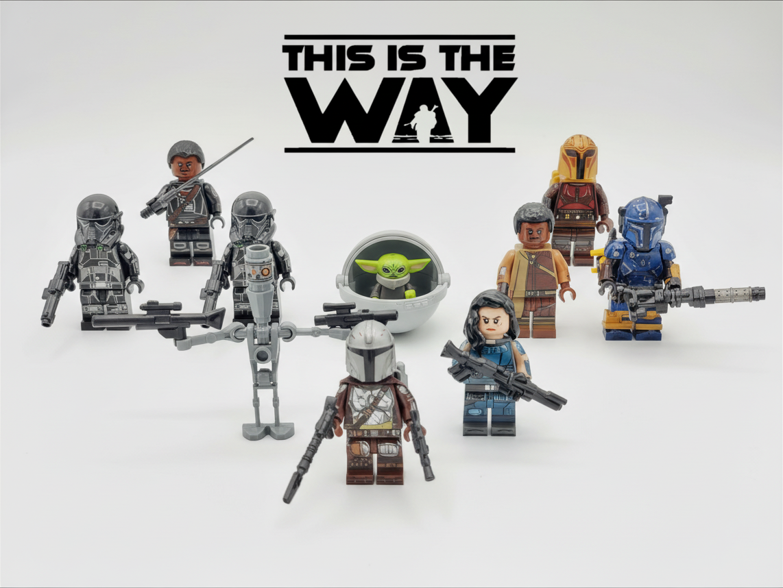 Star Wars Mandalorian Series Season 1 Custom 10 Minifigures Set