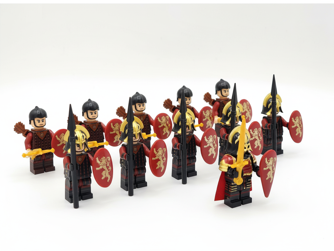 Game of Thrones House Lannister The Golden Army Custom Minifigures Set 11pcs