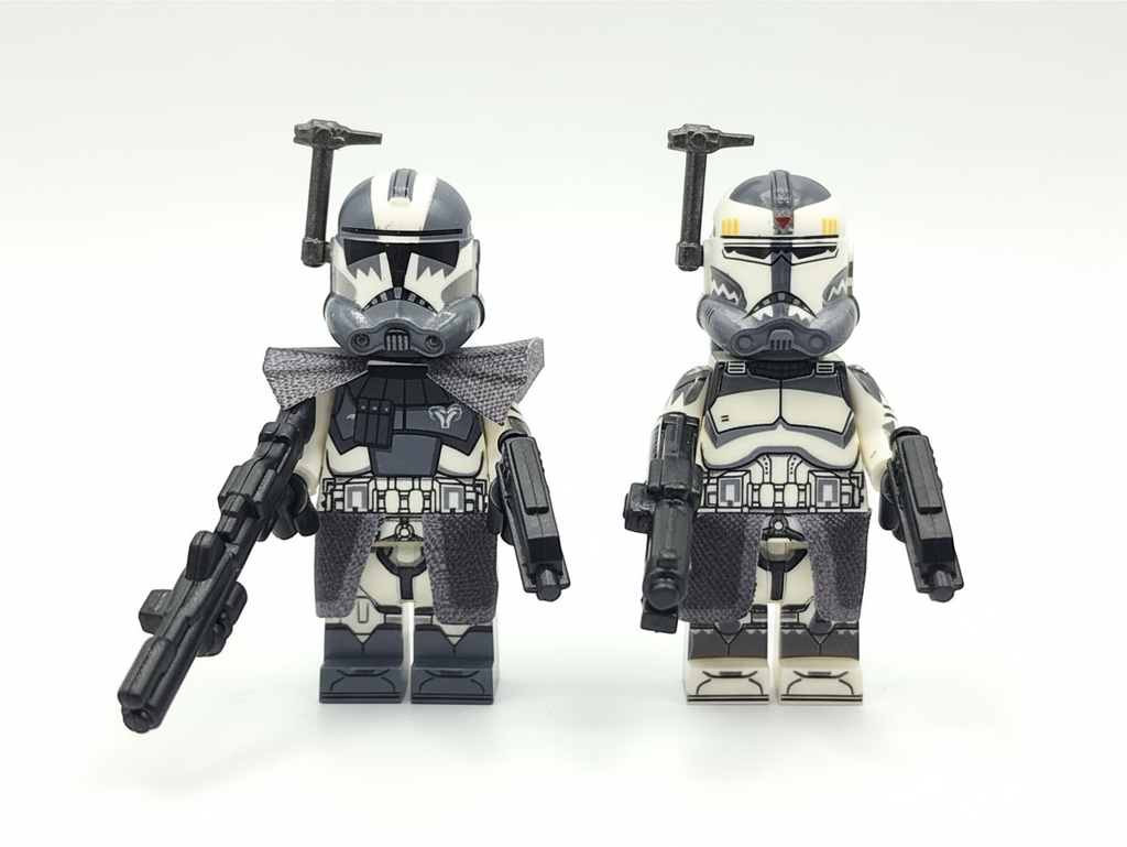Star Wars 104th Commander Wolffe Custom Minifigures Assortment Set 8pcs