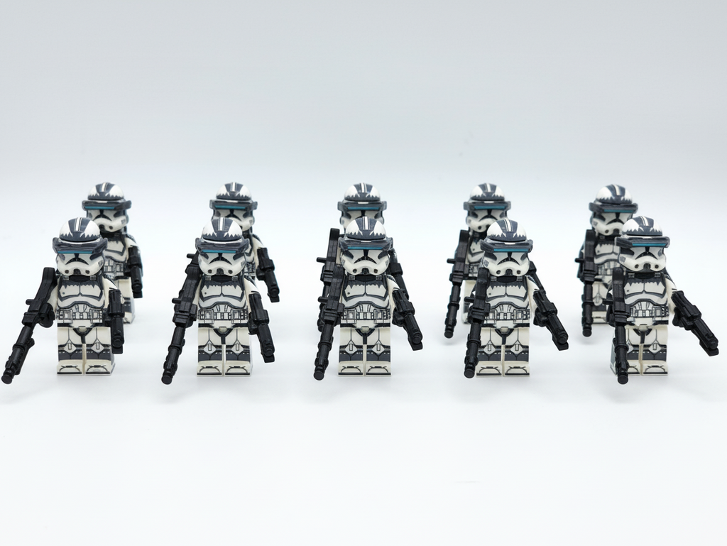 Star Wars 104th Wolfpack Clone Trooper Sergeants Custom Minifigures Set WM