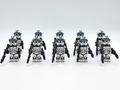 Star Wars 104th Wolfpack Clone Trooper Sergeants Custom Minifigures Set WM
