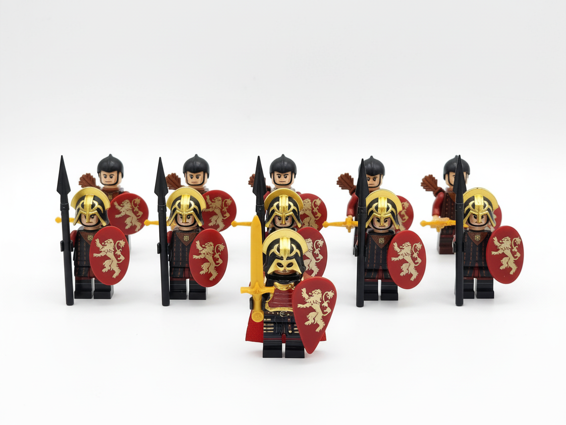Game of Thrones House Lannister The Golden Army Custom Minifigures Set 11pcs