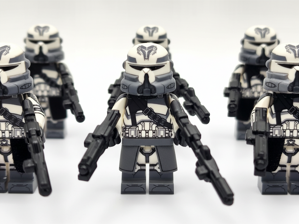 Star Wars 104th Phase 2 Wolfpack Commander Wolffe Clone Troopers 24pcs Minifigures Set
