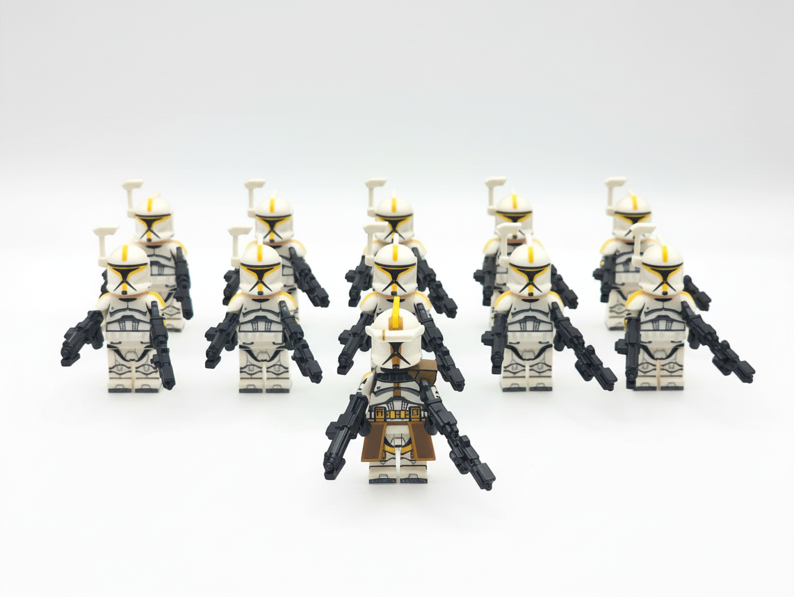 Star Wars Phase 1 Commander Bly 327th Clone Troopers 11pcs Minifigures Set