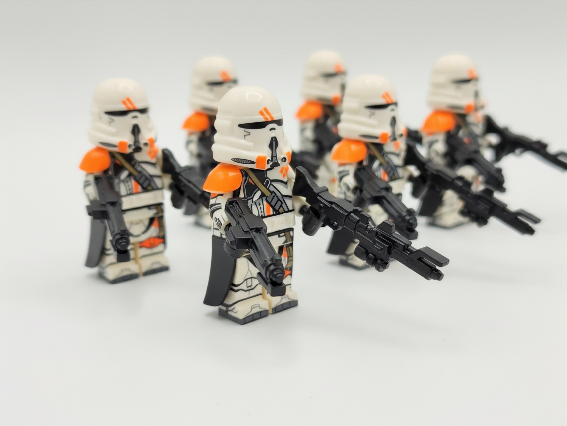 Star Wars Phase 2 212th AIrborne Clone Troopers Paratroopers Custom Minifigures