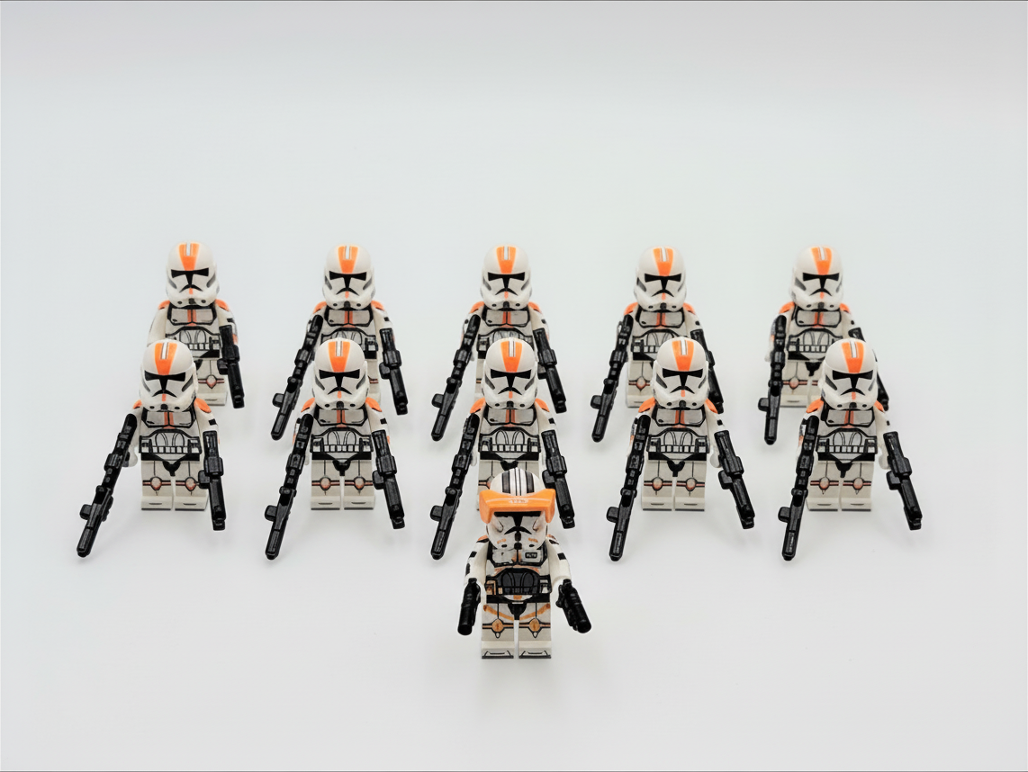 Star Wars 212th Attack Battalion Commander Cody Custom 11 Minifigures Set