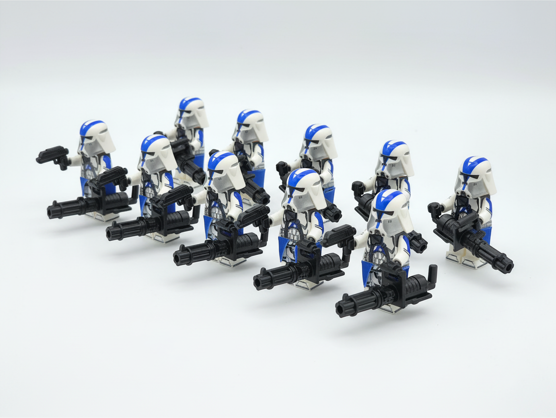 Star Wars 501st Heavy Clone Troopers Custom Minifigures Set