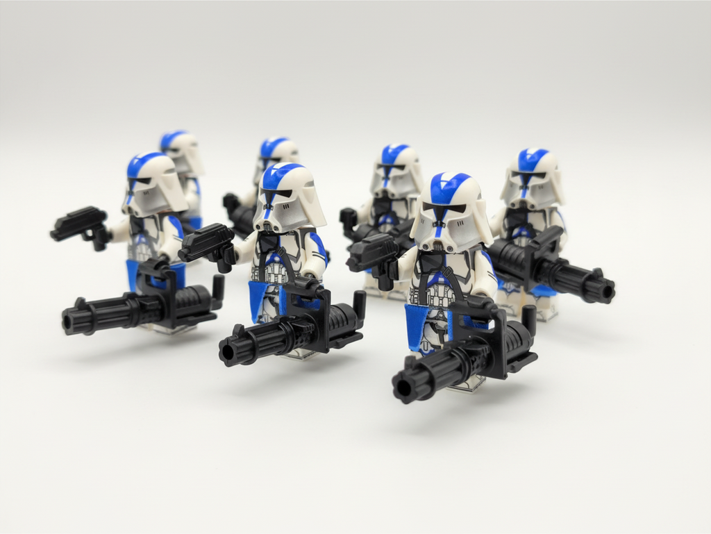Star Wars 501st Heavy Clone Troopers Custom Minifigures Set
