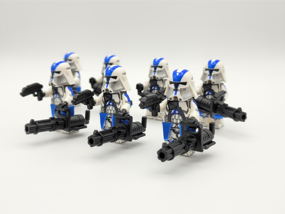 Star Wars 501st Heavy Clone Troopers Custom Minifigures Set