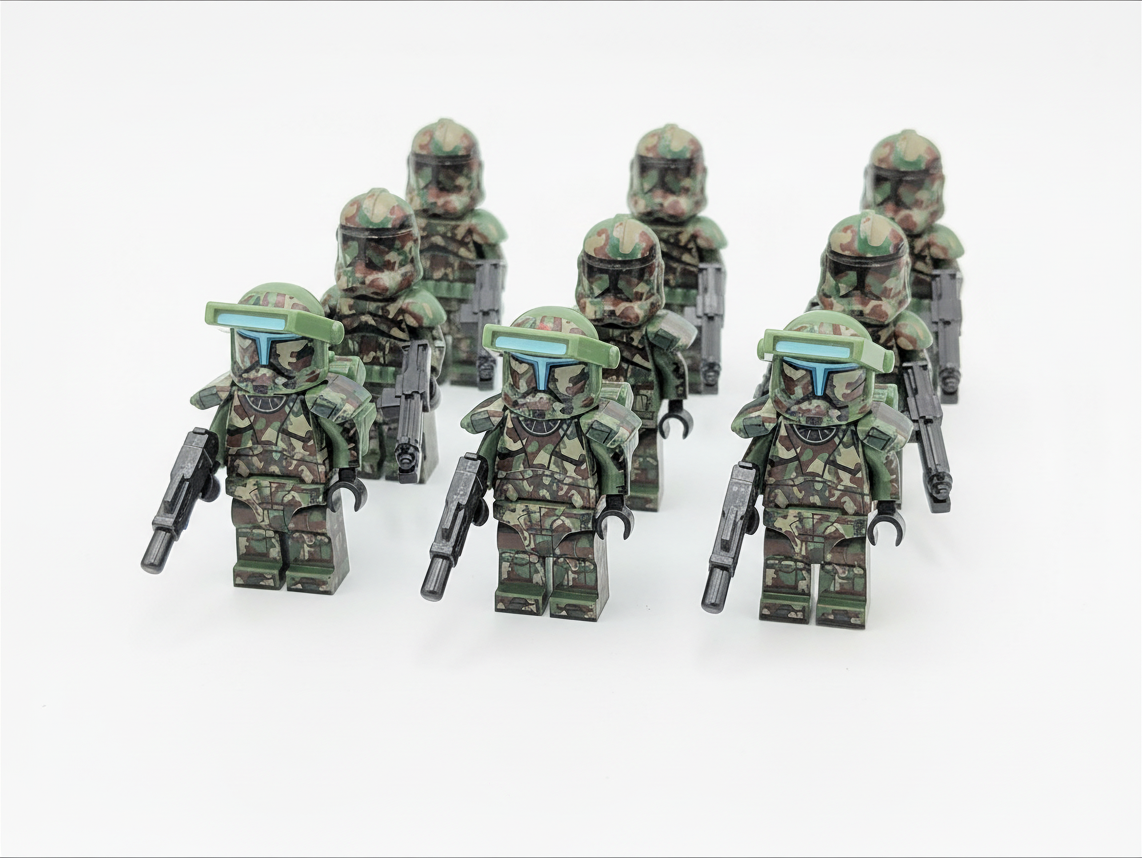 Star Wars Kashyyyk Custom Army Set Clone Commandos Troopers Gree Chewie 23pcs