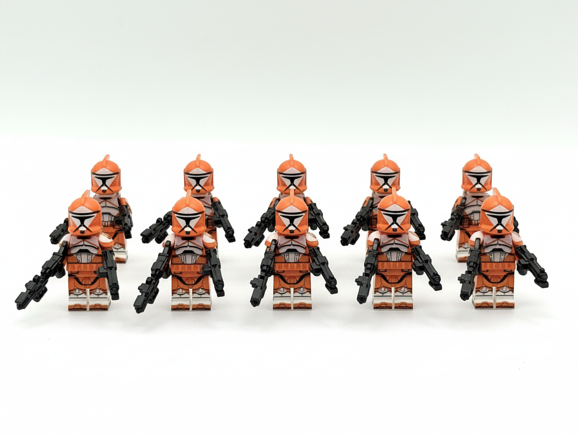 Star Wars Phase 1 Bomb Squad Clone Trooper Custom Minifigures