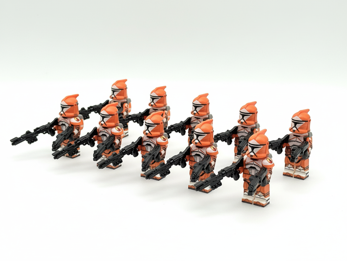 Star Wars Phase 1 Bomb Squad Clone Trooper Custom Minifigures