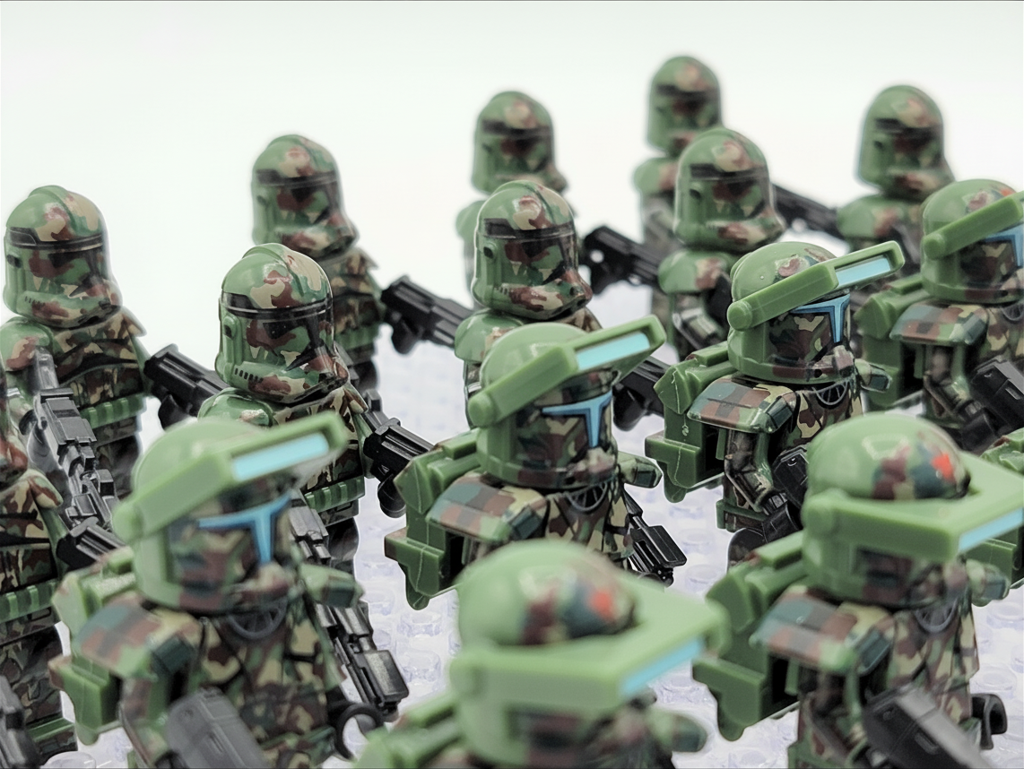 Star Wars Kashyyyk Custom Army Set Clone Commandos Troopers Gree Chewie 23pcs