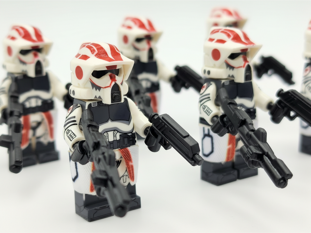 Star Wars Coruscant K9 Security Unit ARF Troopers Custom Minifigures