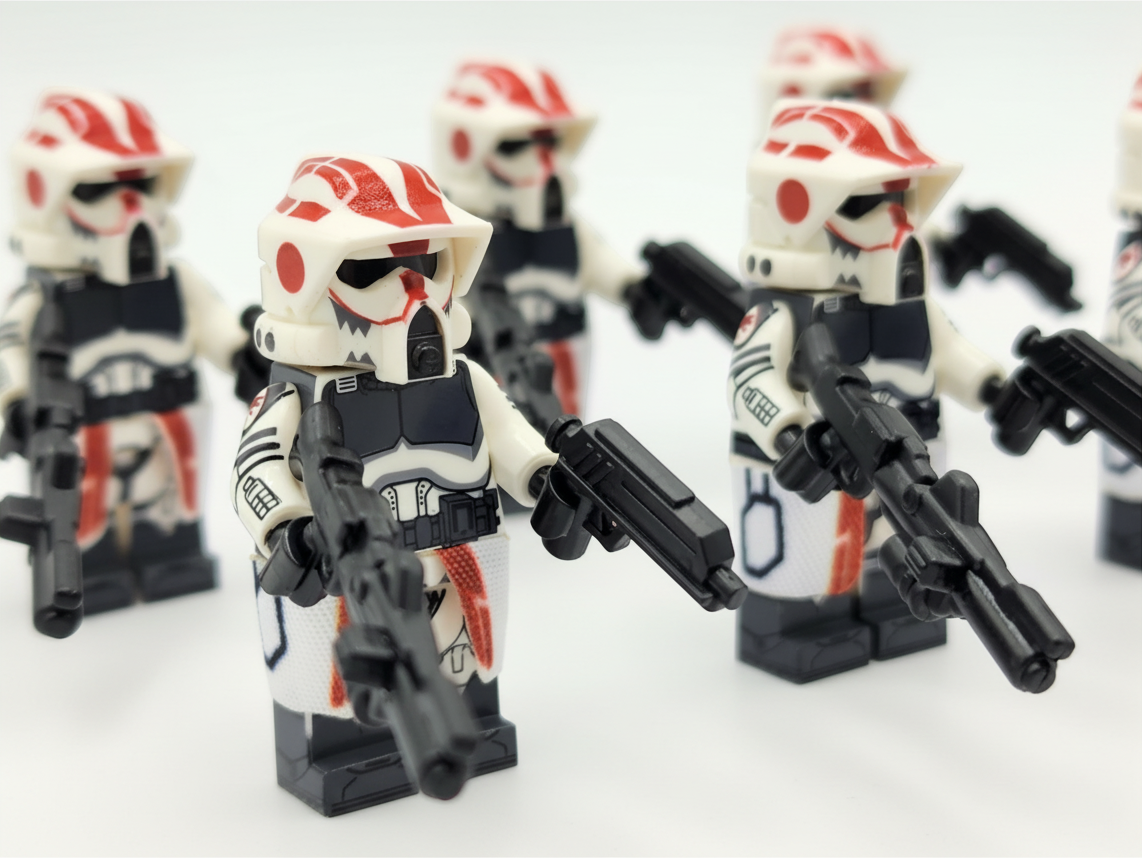 Star Wars Coruscant K9 Security Unit ARF Troopers Custom Minifigures