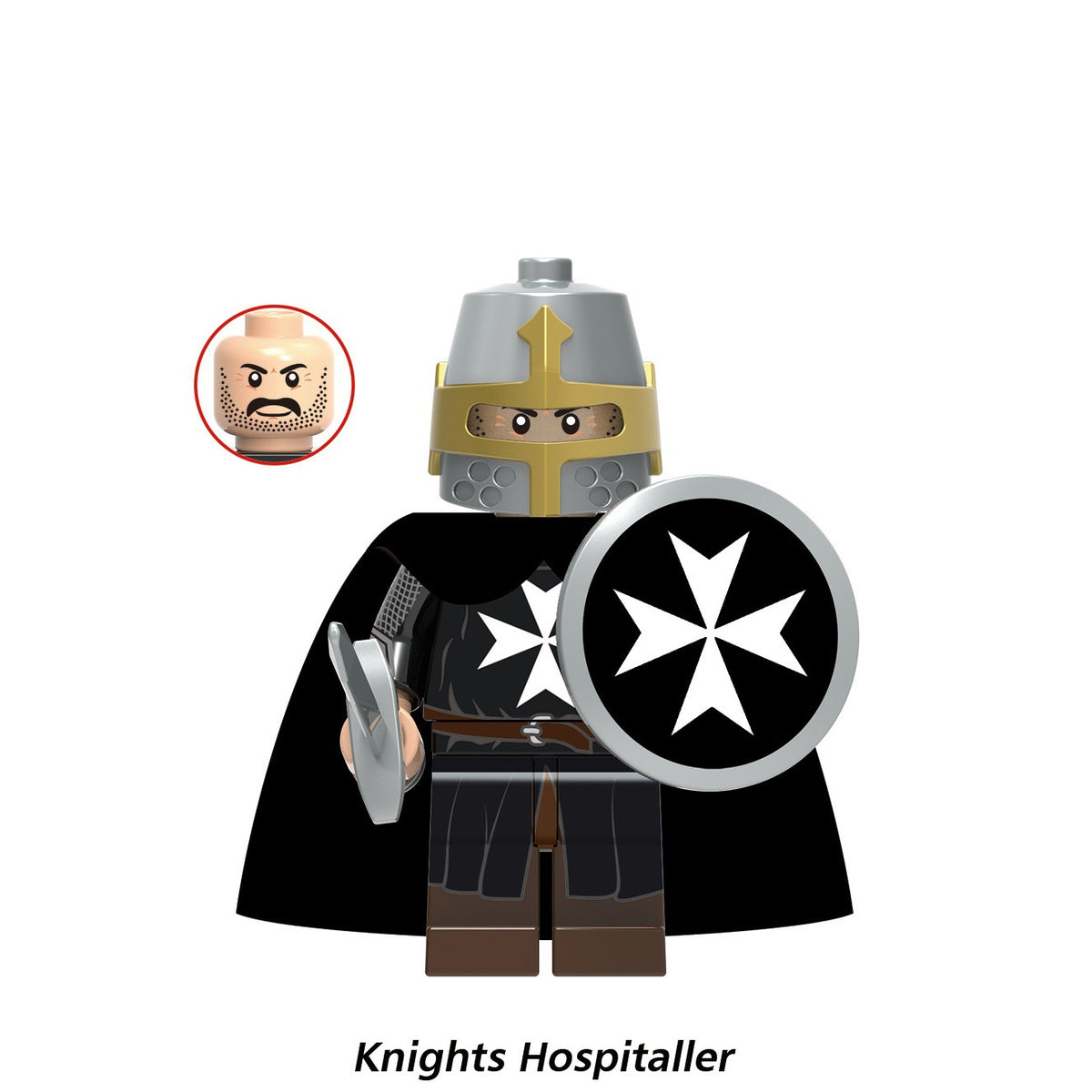 Medieval Knights Soldiers Army Custom Minifigures 4 XH