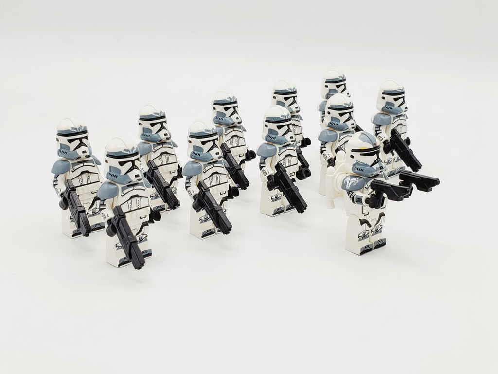 Star Wars Commander Wolffe Wolfpack Clones Armored Minifigures