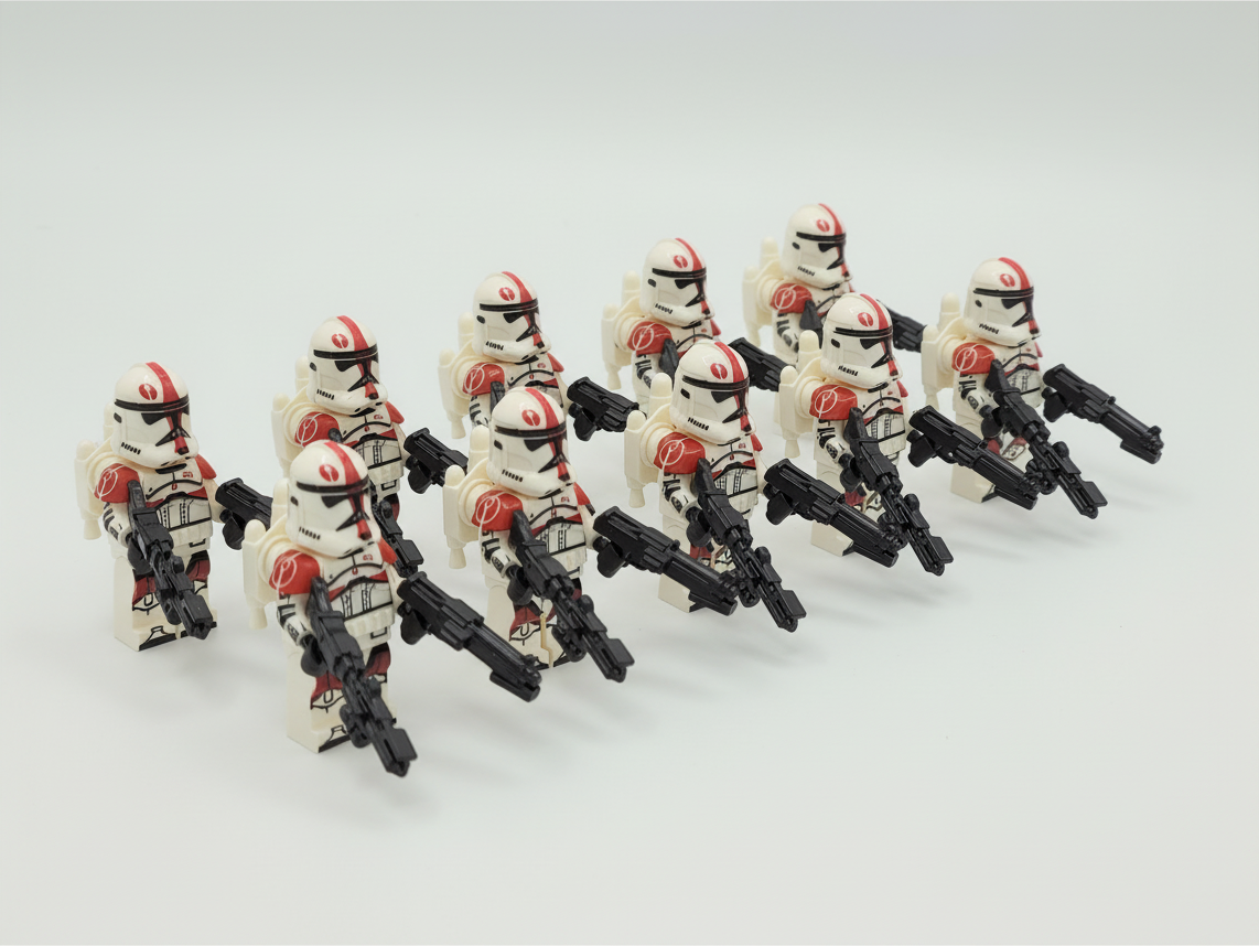 Star Wars 91st Armored Clones x10 Minifigures Set