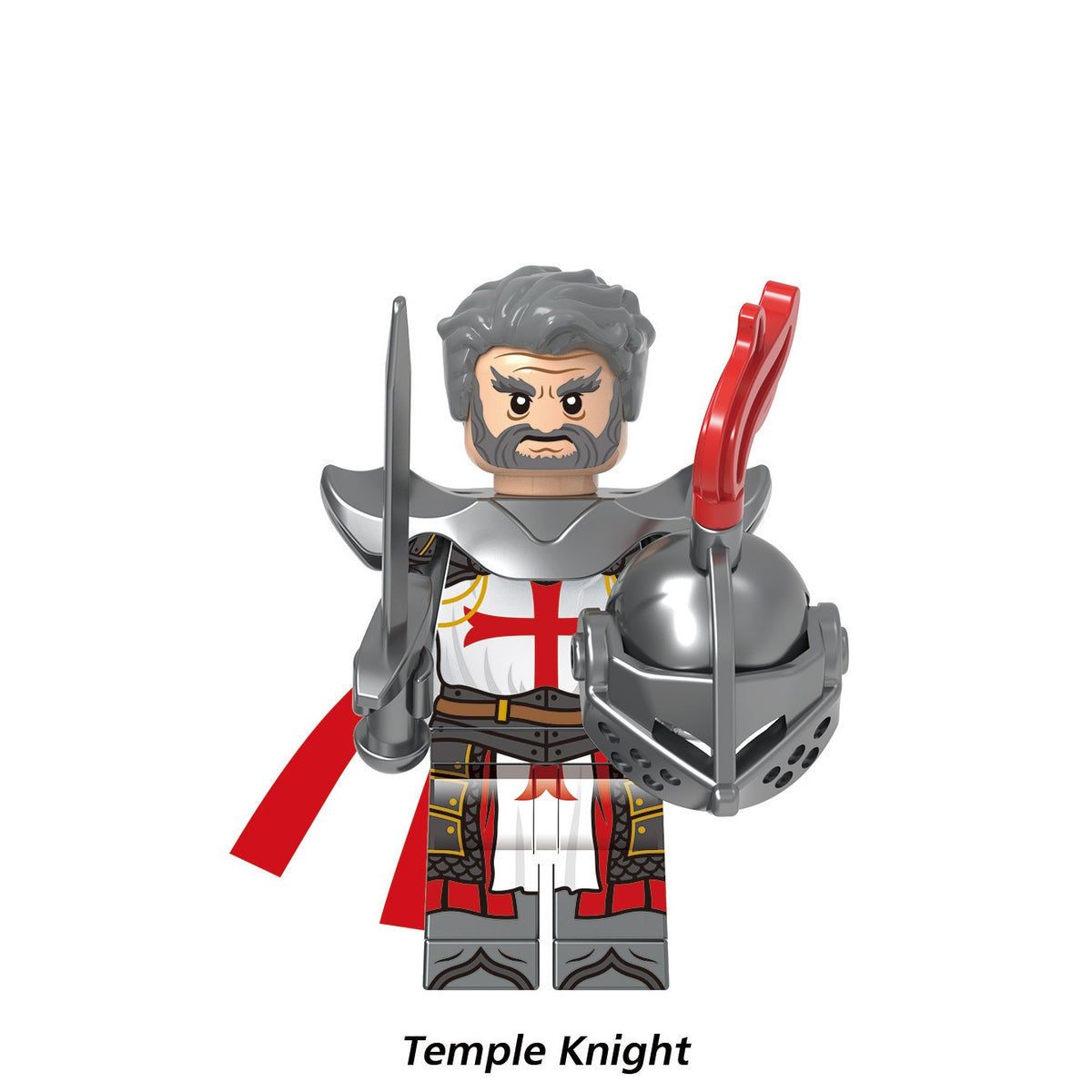 Medieval Knights Soldiers Army Custom Minifigures 6 XH