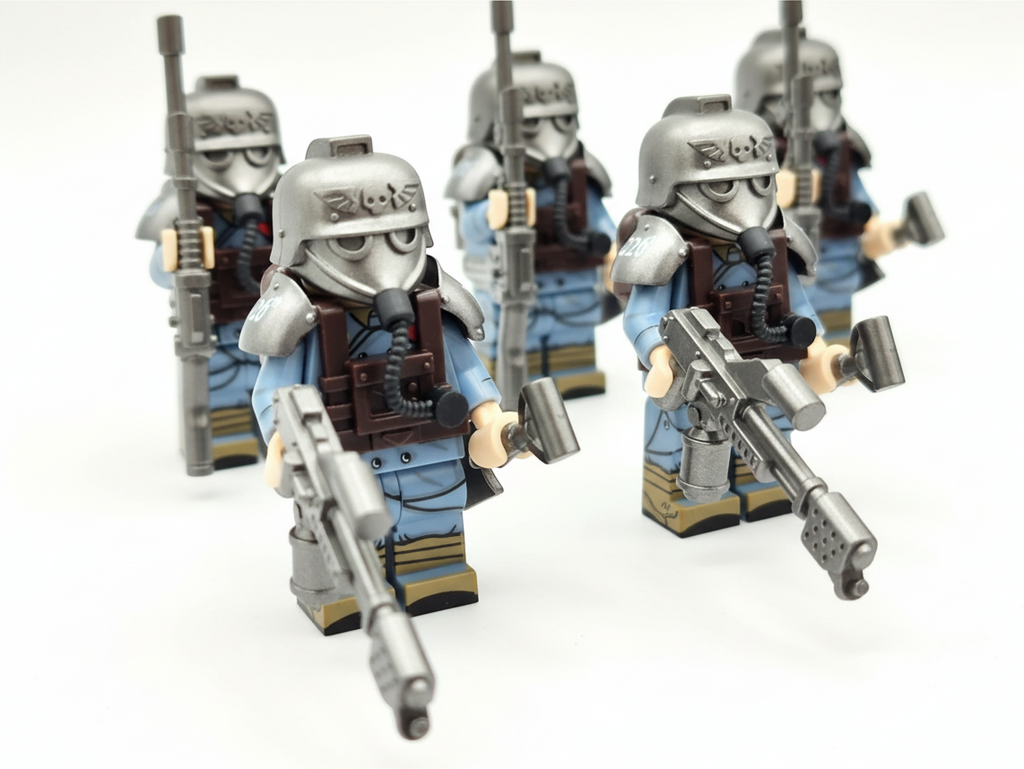 Warhammer 40K Death Korps of Krieg Psyker, Pyro Soldiers 13 Minifigures Set