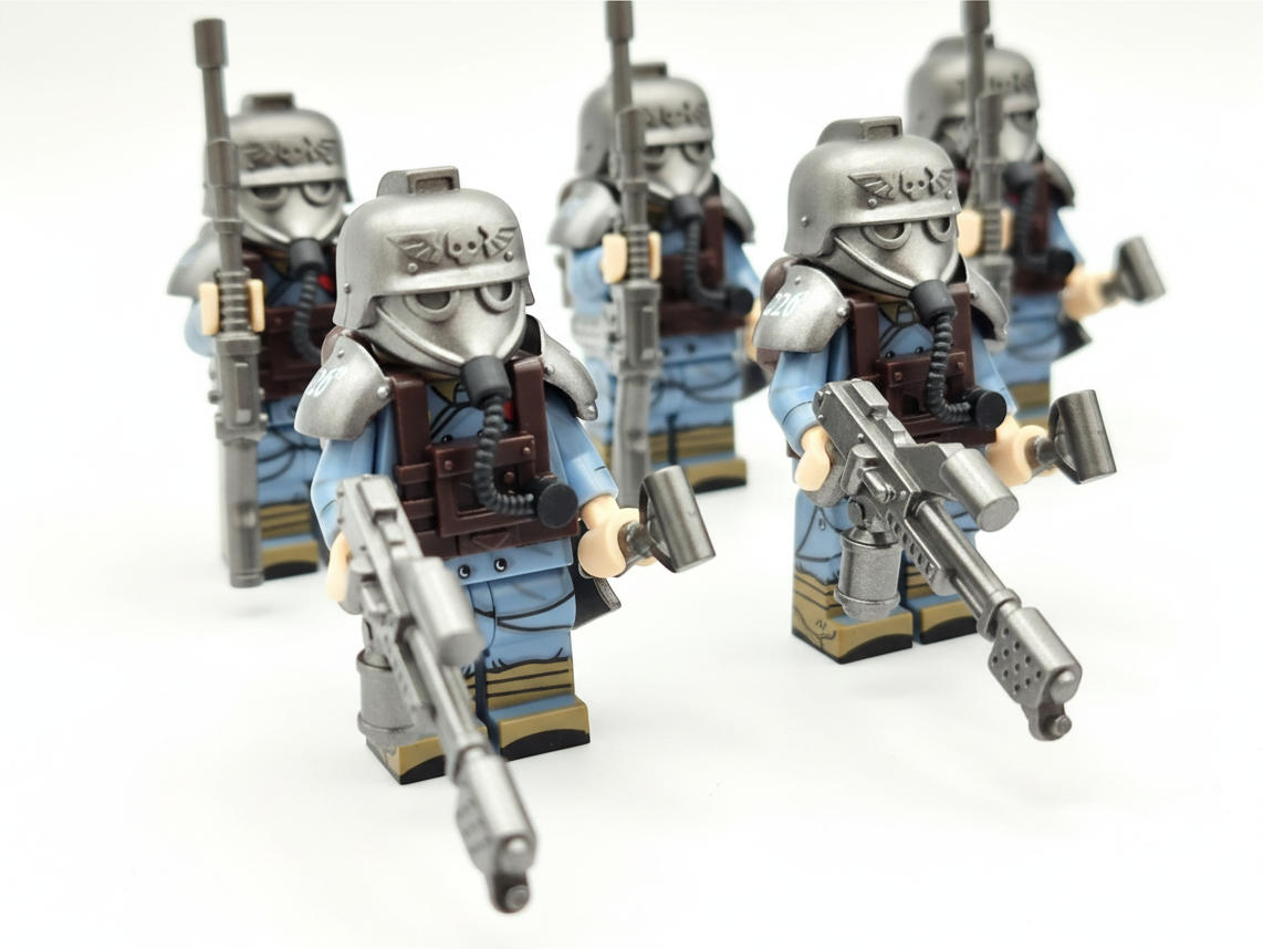 Warhammer 40K Death Korps of Krieg Psyker, Pyro Soldiers 13 Minifigures Set