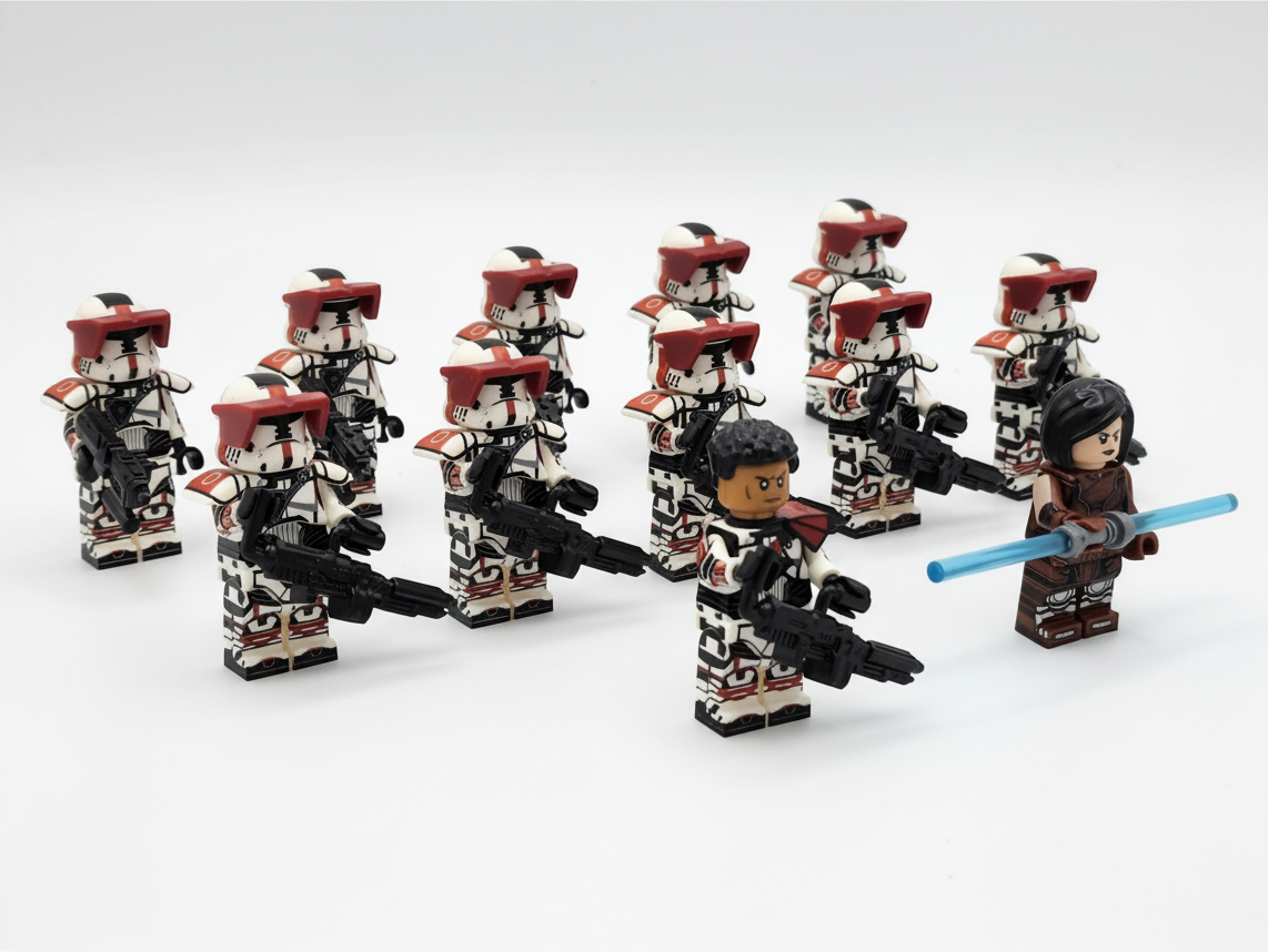 Star Wars: TOR  Havoc Squad Jace Malcom, Satele Shan Custom 12 Minifigures Set