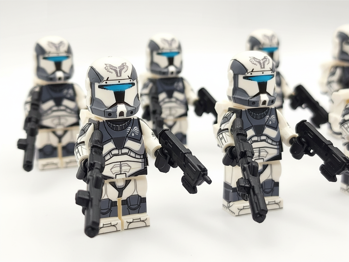 Star Wars 104th Wolfpack Clone Commandos Custom Minifigures Set WM