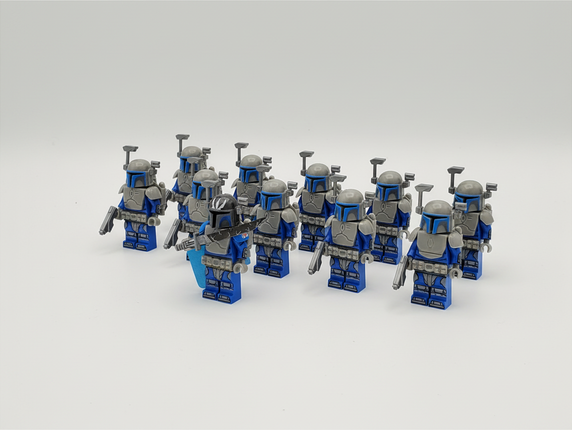Star Wars Pre Vizsla Death Watch Mandalorian Army 11 Minifigures Set