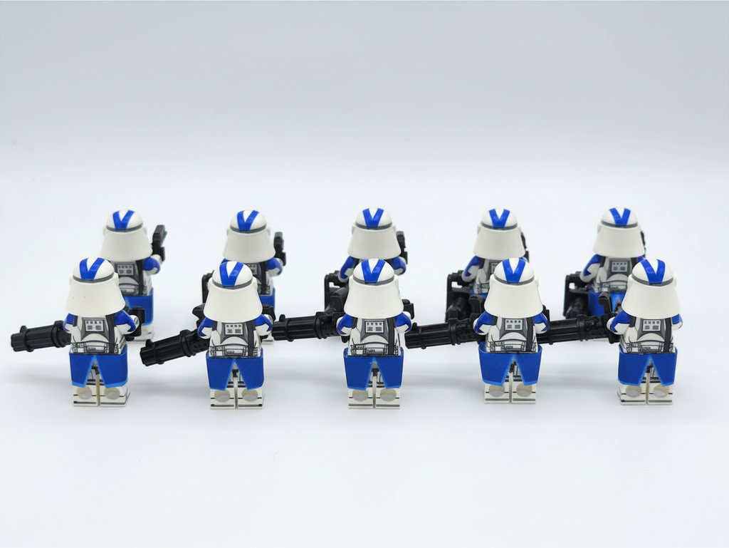Star Wars 501st Heavy Clone Troopers Custom Minifigures Set