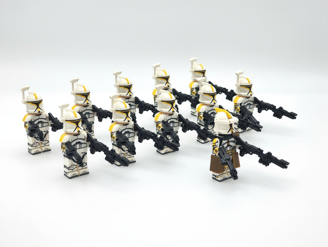 Star Wars Phase 1 Commander Bly 327th Clone Troopers 11pcs Minifigures Set