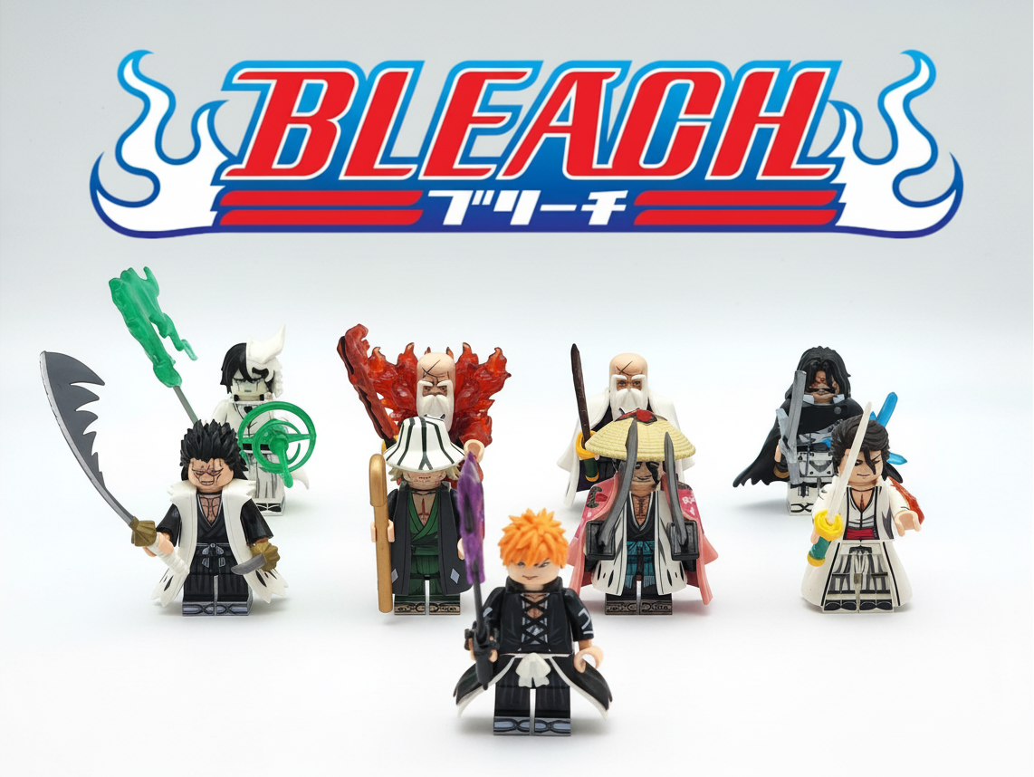 Bleach TV-Series Custom Anime Minifigures 9pcs Set WM