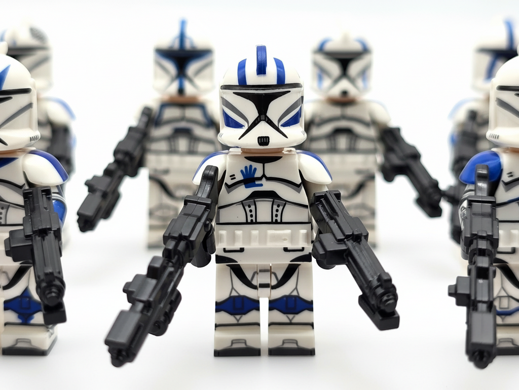 Star Wars Phase 1 Assortment 501st Clone Troopers Captain Rex and the Boys Minifigures Set