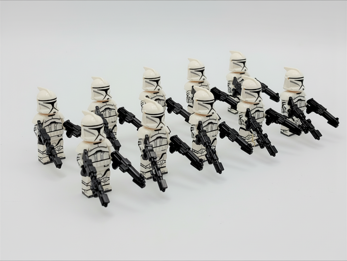 Star Wars Phase 1 Custom Armored Clones Minifigures Set