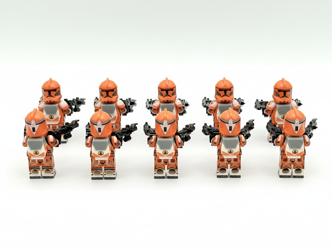 Star Wars Phase 1 Bomb Squad Clone Trooper Custom Minifigures