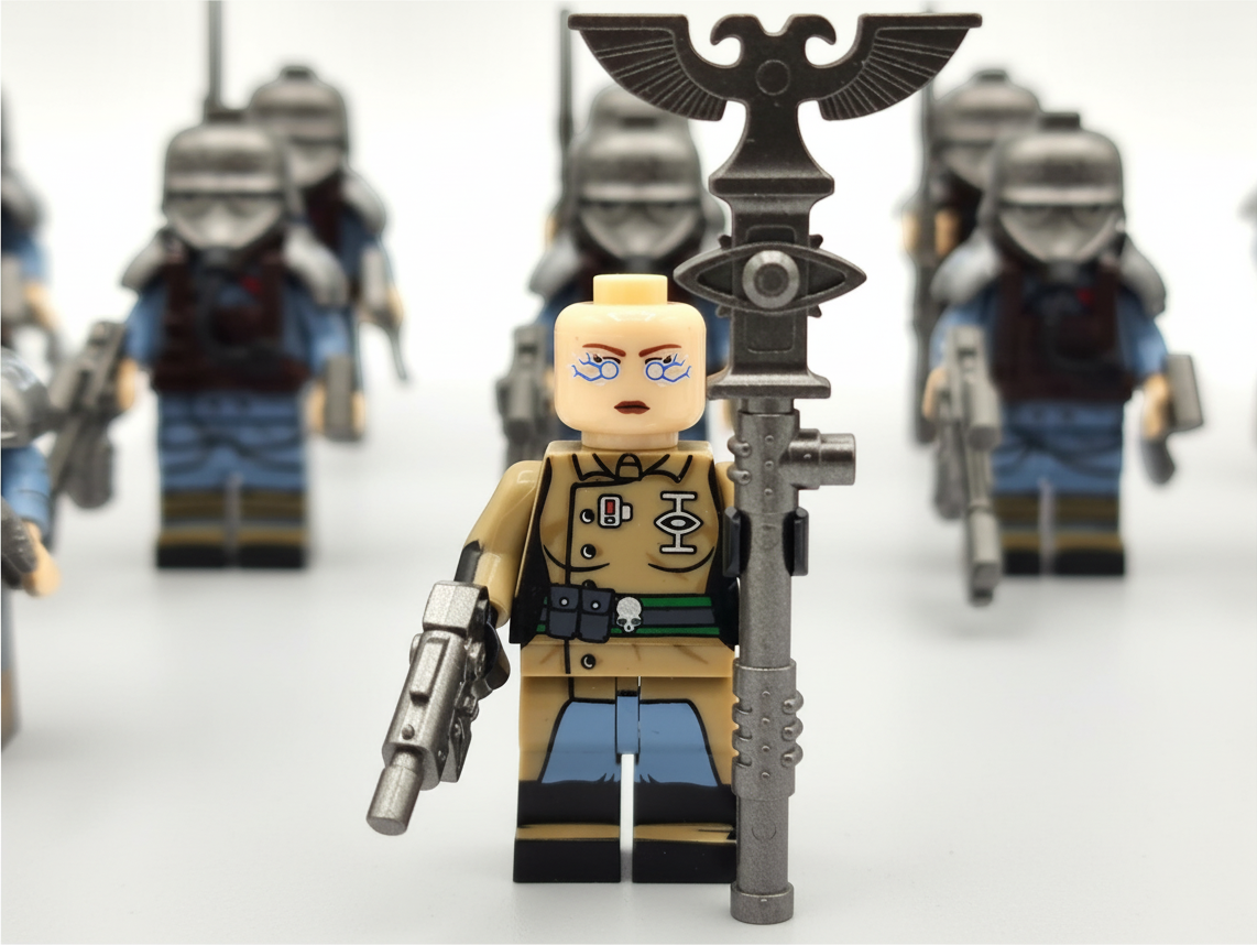 Warhammer 40K Death Korps of Krieg Psyker, Pyro Soldiers 13 Minifigures Set