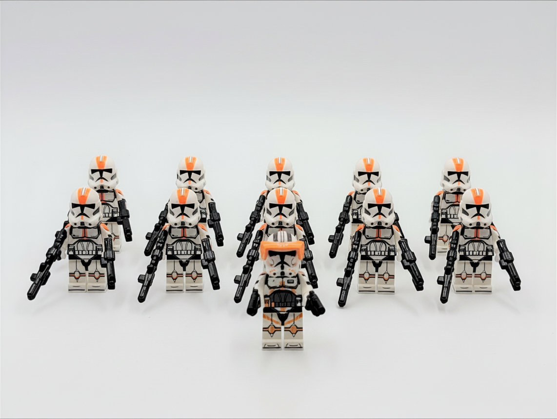 Star Wars 212th Attack Battalion Commander Cody Custom 11 Minifigures Set