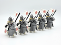 Mounted Holy Sepulchre Knights Armored Warhorse Set 10pcs XH