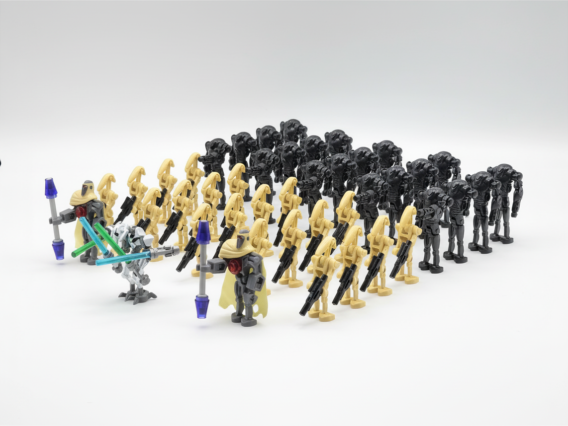 Star Wars General Grievous Battle Droid + Super Battle Droids 43 Minifigures Set