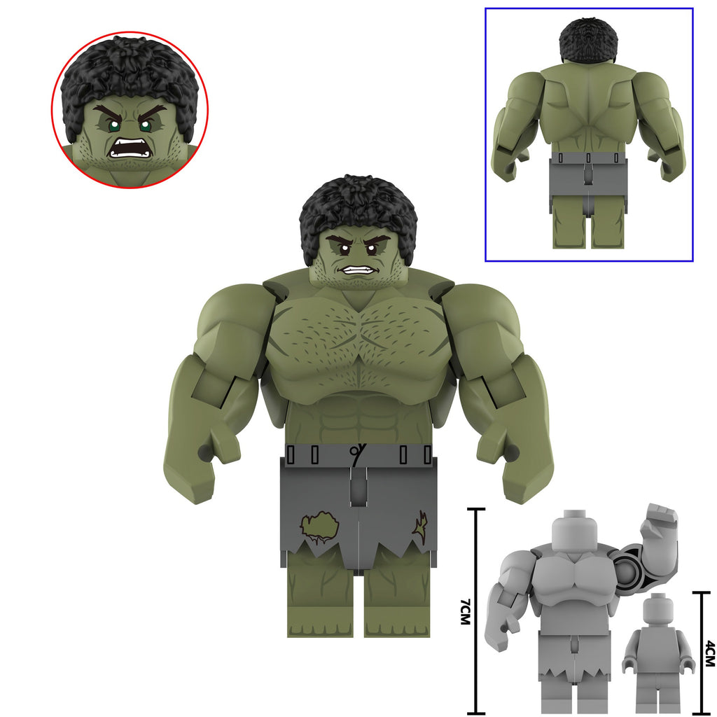 Marvel Super Heroes Custom Hulk Big Minifigures AF