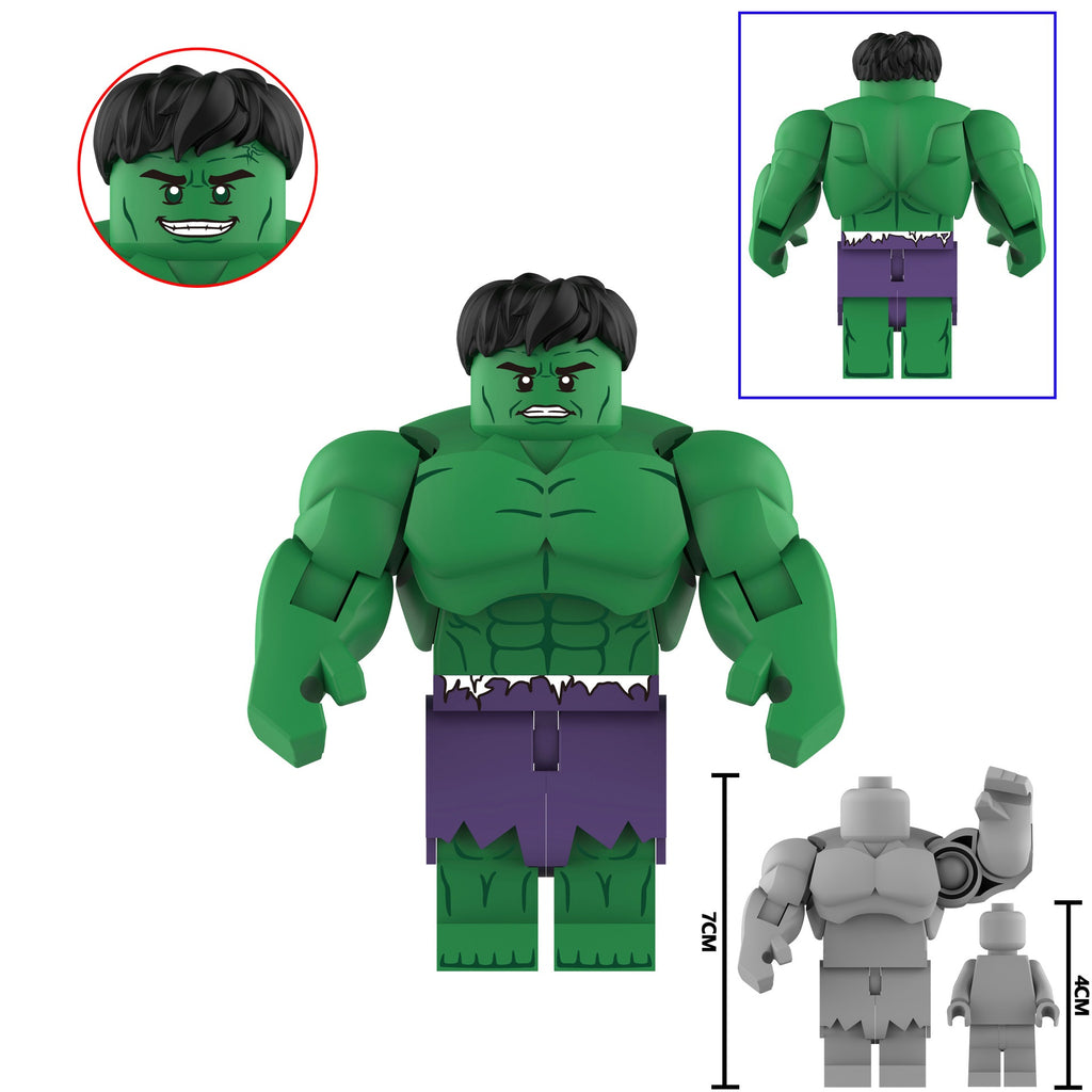 Marvel Super Heroes Custom Hulk Big Minifigures AF