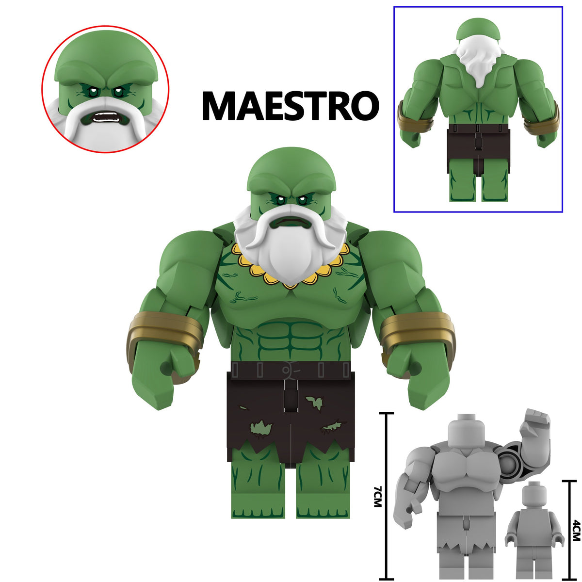 Marvel Super Heroes Custom Hulk Big Minifigures AF 2