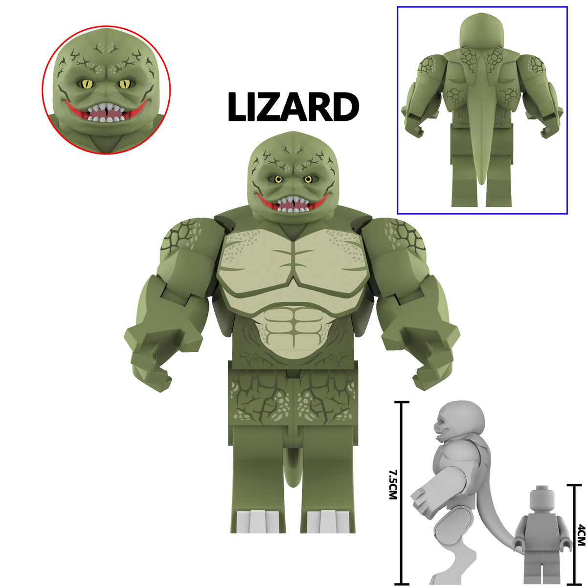 Marvel Super Heroes Custom Hulk Big Minifigures AF 3