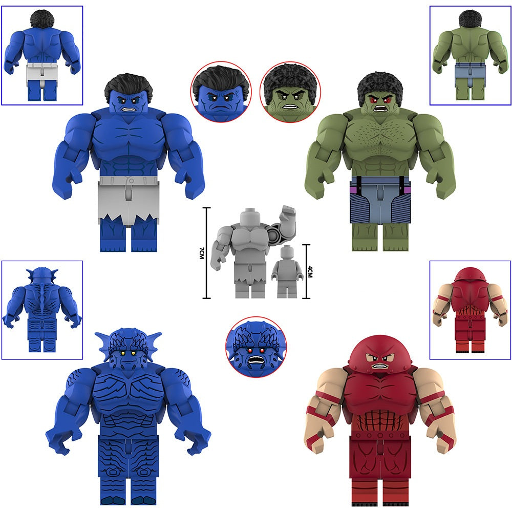 Marvel Super Heroes Custom Hulk Big Minifigures AF 4