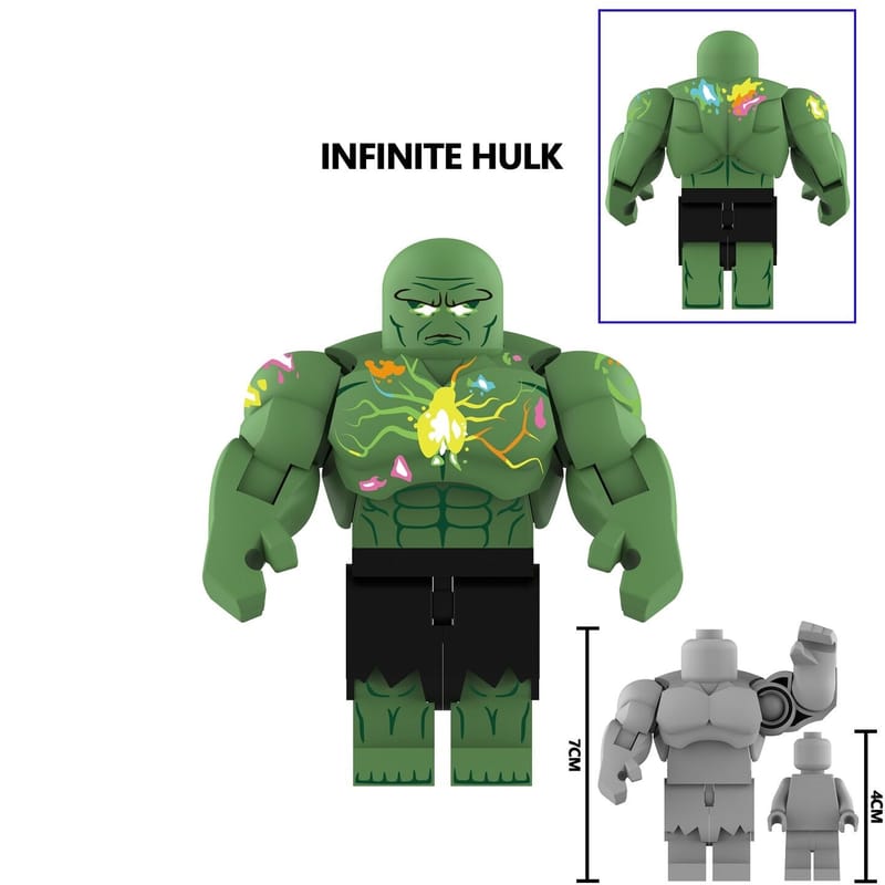 Marvel Super Heroes Custom Hulk Big Minifigures AF 6