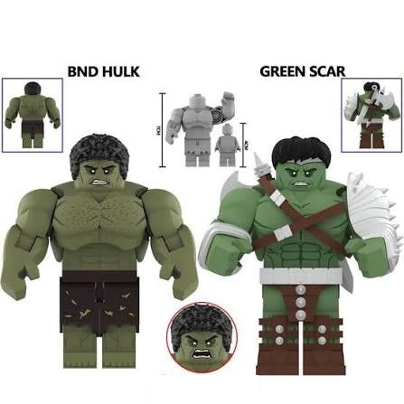 Marvel Super Heroes Custom Hulk Big Minifigures AF 7