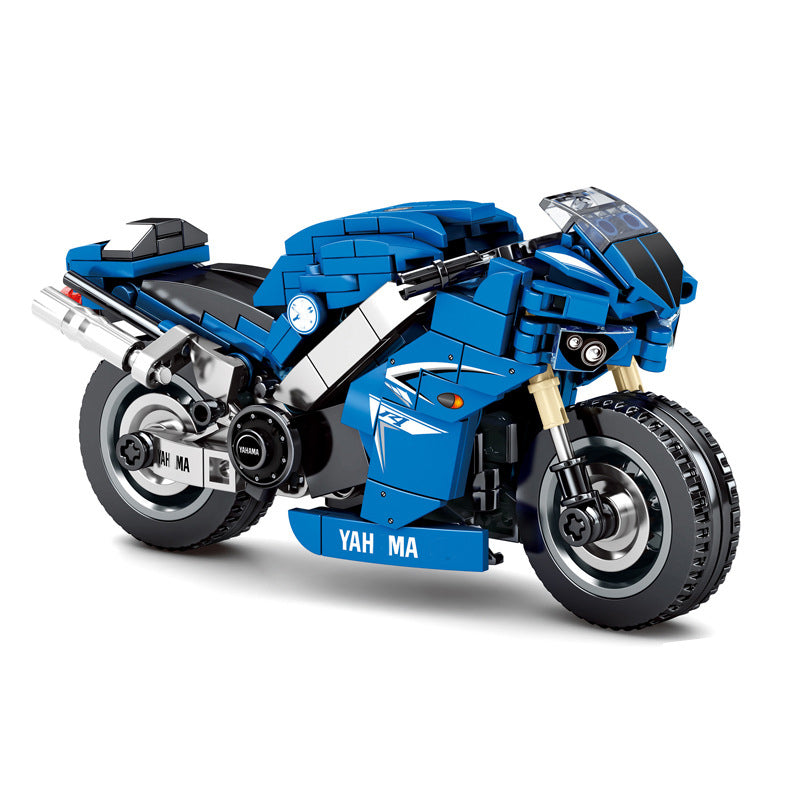 Motorcycle Custom Building Block Set Model 1