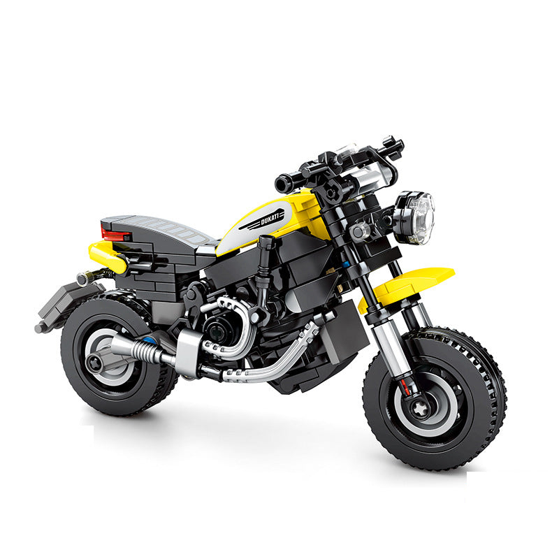 Motorcycle Custom Building Block Set Model 3