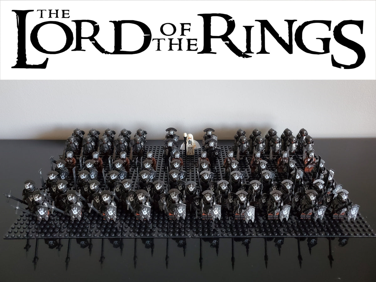 LOTR Orc Heavy Battalion Infantry Army 74 Minifigures Set