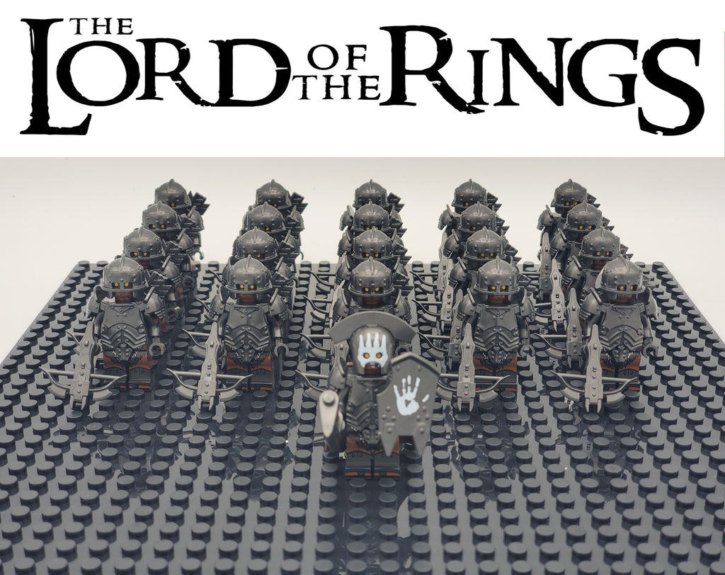 LOTR Orc Heavy Crossbows Infantry Army 21 Minifigures Set