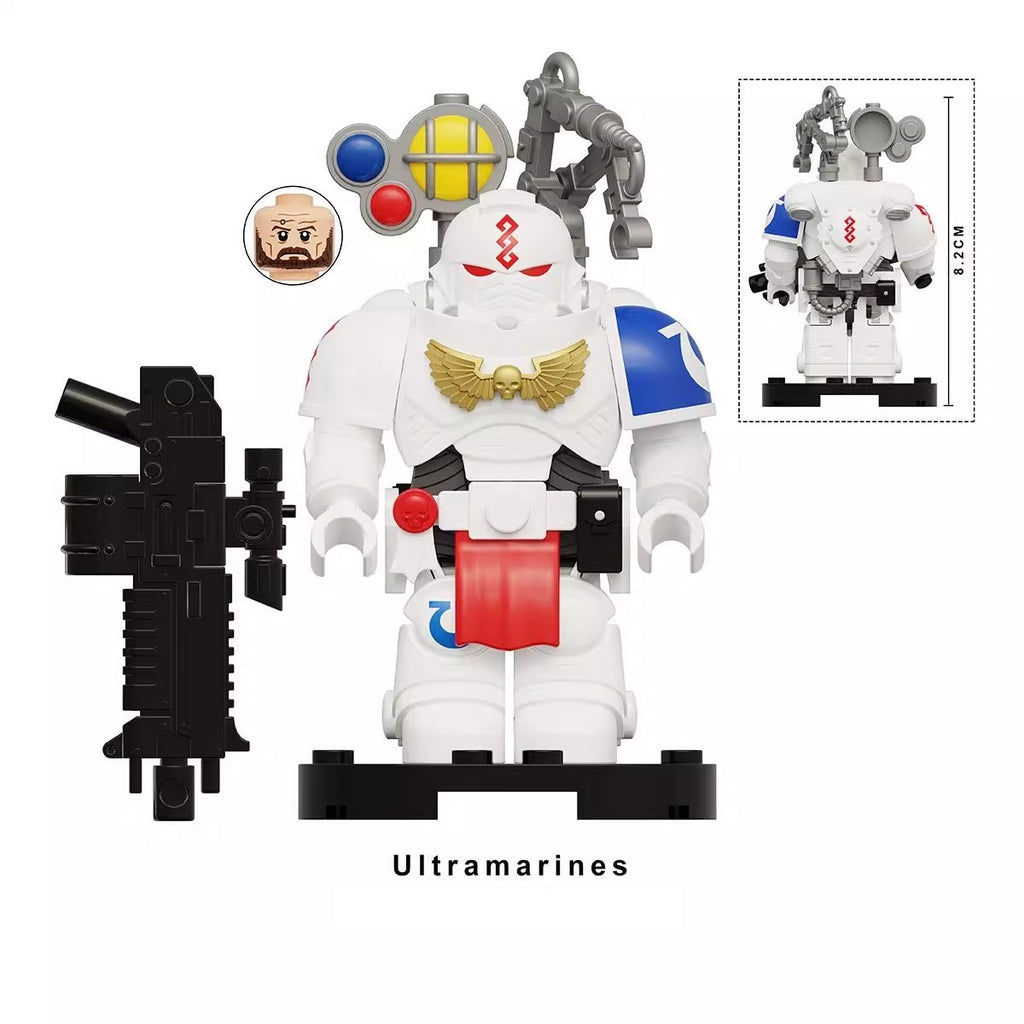 Warhammer 40K Ultramarines Minifigures (Big Figures) KT